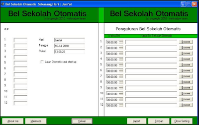 Download Aplikasi Bel Sekolah Otomatis 