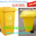 Thùng rác y tế 120 lít, thùng rác nhựa 120 lít màu vàng giá siêu rẻ - giảm giá sốc call 0984423150 – Huyền