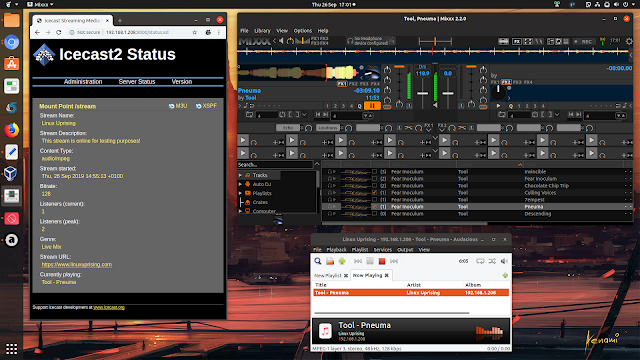 Mixxx Icecast2 on Ubuntu Linux