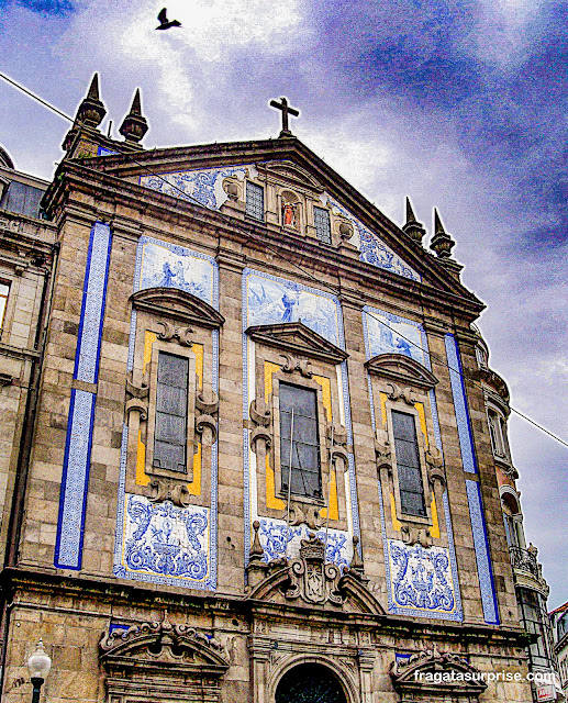 Azulejos na Cidade do Porto em Portugal