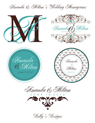 Amanda 39s Wedding Monograms and Logos