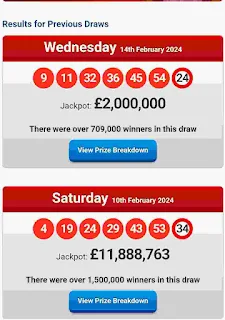 Lotto results check | lotto results today
