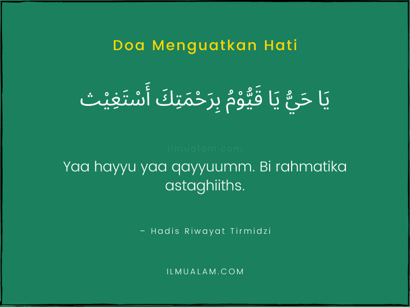 doa tenangkan hati dan kuatkan hati rumi