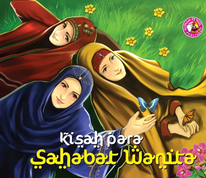 Gambar Kartun Islami 3 Sahabat