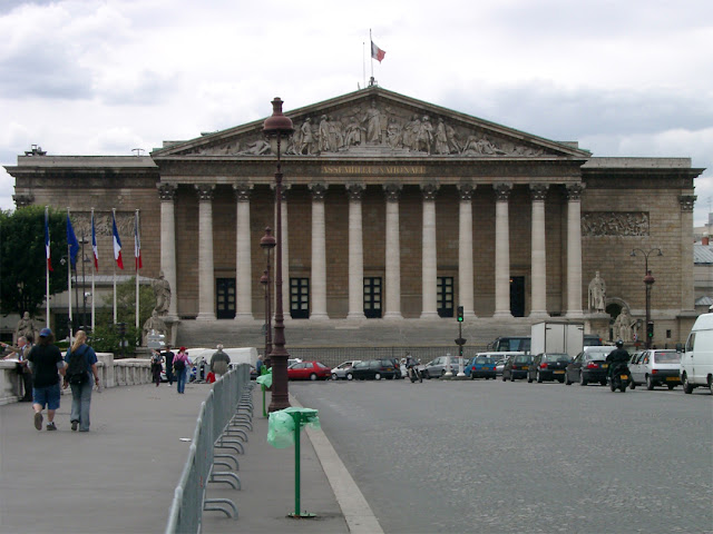 Palais Bourbon, seat of the Assemblée Nationale, National Assembly of France, Paris