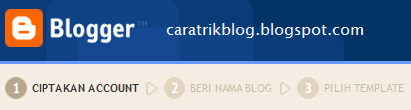 Gambar membuat blog gratis