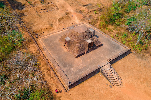 udayagiri buddhism jajpur odisha places to see tourism travel guide drone shot