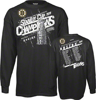 Boston Bruins Championship Roster Long Sleeve Shirt