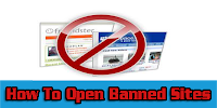Open Banned Websites WIth Proxy Sites