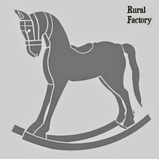 Rocking Horse stencil