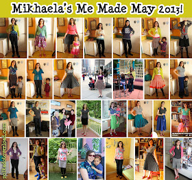 Mikhaela's Me Made May 2013: Polka Dot Overload blog