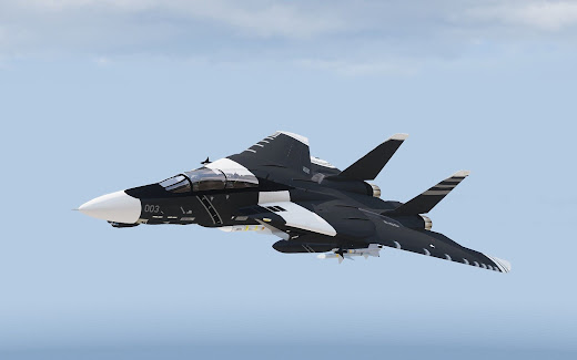 Arma3用F-14D TomcatアドオンのSchneeスキン