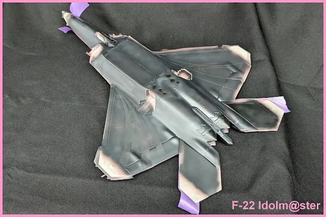 F-22 Raptor Idolm@ster au 1/48.