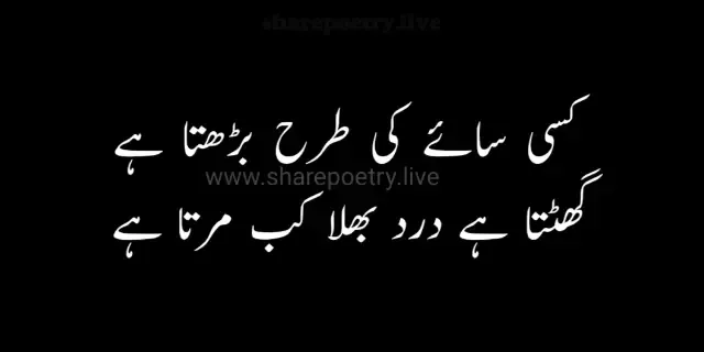 Dard Shayari in Urdu 2 Lines 2022