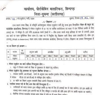 CG DISTRICT SUKMA SHIKSHA VIBHAG TEACHING JOBS 2024 : छत्तीसगढ़ जिला सुकमा शिक्षा विभाग में वेकेंसी