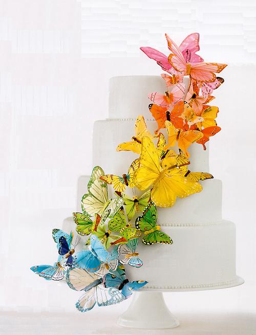 Martha Stewart butterfly wedding cake Gianmarco Lorenzi