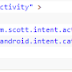 Android Using Intent application