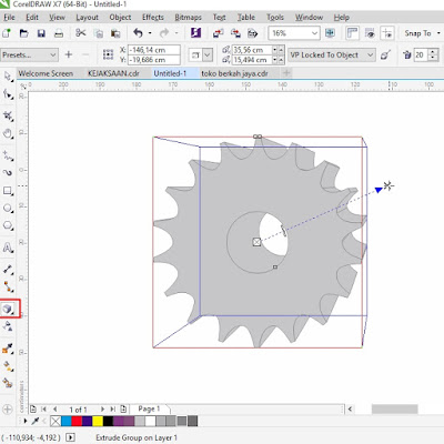 Cara sederhana membuat GEAR dengan CorelDRAW