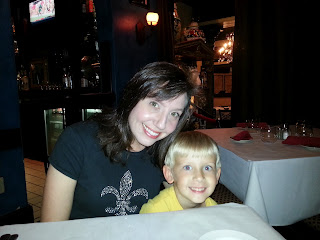 My and one of my dates at Marcello's