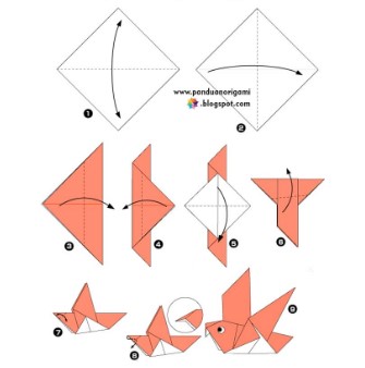 8 Kerajinan  Dari  Kertas  Origami  yang Bisa dibuat dengan Mudah