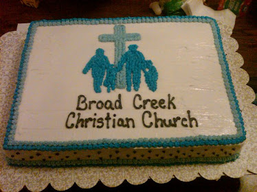 cake for Friend's Meal at church