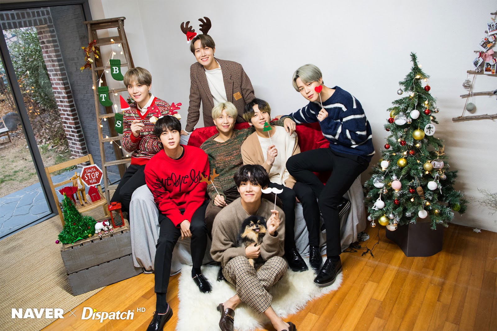 Naver X Dispatch Bts Christmas Special 19 Photoshoot Circuits Of Fever