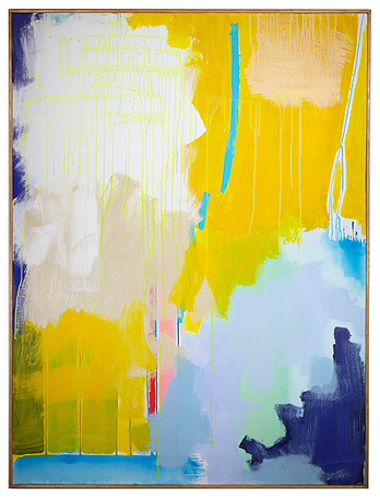 Kelly Prinn art titled Yellow Interrupted