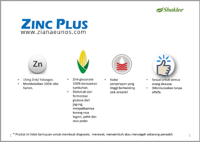 Zinc Plus Shaklee