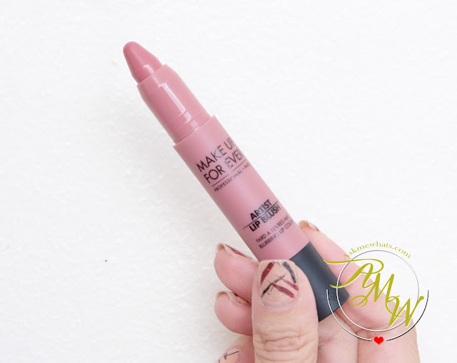 a photo of Make Up For Ever's Artist Lip Blush Review in shade 100 by Nikki Tiu of askmewhats.com