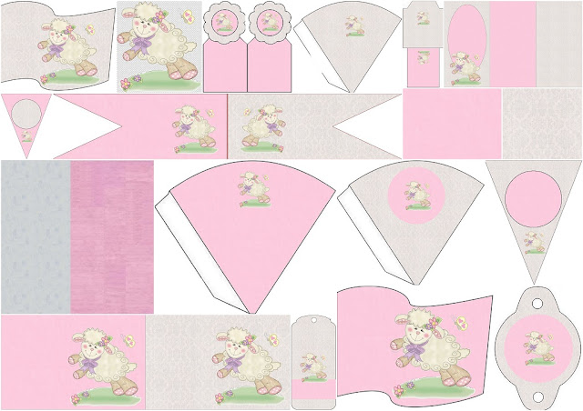 Little Sheep in Pink: Free Party Printables.