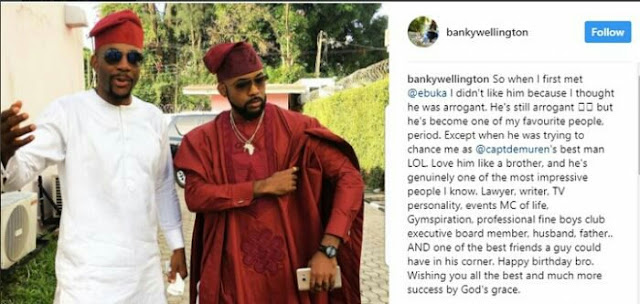 Am A Married Man Now” – Banky W Blasts Female Fan Who Tries To Caressing His Joystick