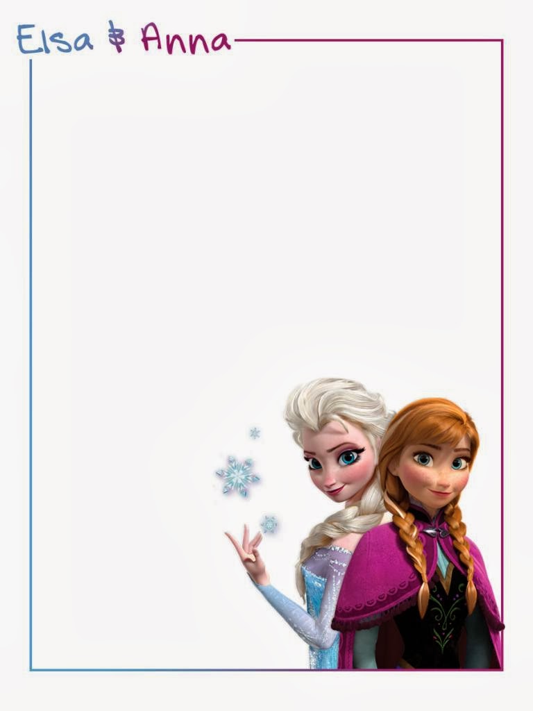 Frozen: Imprimibles y Tarjetería para Imprimir Gratis 
