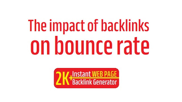 backlinks on bounce rate