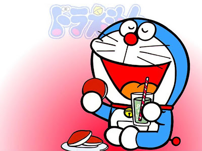 doraemon makan banyak