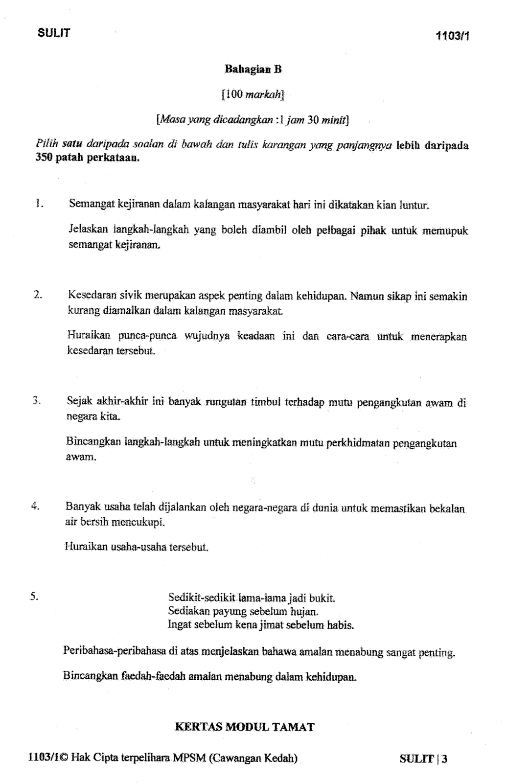 Soalan Percubaan Bahasa Melayu SPM 2016 Kedah (1)