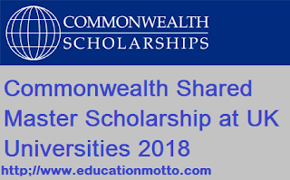 Commonwealth Shared Master Scholarship UK 2018, Eligibility Criteria, Application Deadline, Method of Applying, Online Application, 