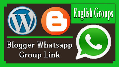 English Blogger WhatsApp group links