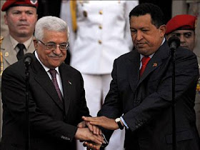 Palestina e Venezuela - Presidente Abbas e Presidente Hugo Chavez