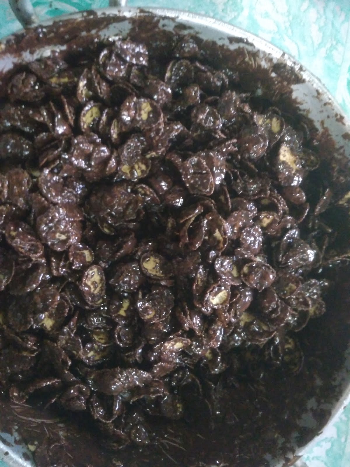 Na Zumyhuna: Resepi Cornflakes Coklat yang sangat mudah
