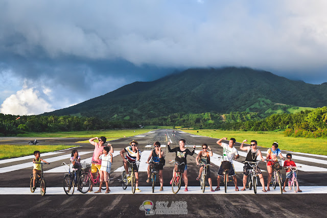 CYCLING AT BATANES BASCO AIRPORT WITH BEAUTIFUL SUNSET