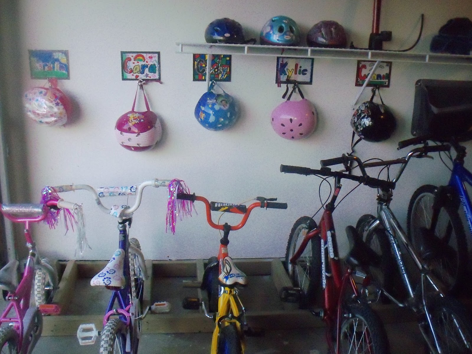 Buy A House Create A Home: DIY Bike Rack and Organization
