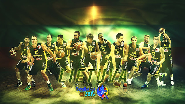 Lithuania Basketball Team Eurobasket 2015 HD Desktop Wallpaper