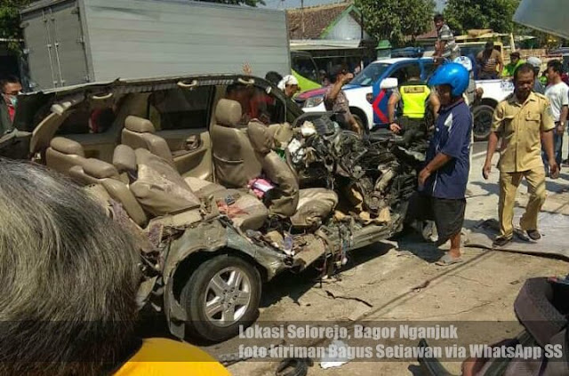 Kecelakaan Bus Mira Nganjuk