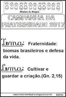 Campanha da fraternidade 2017