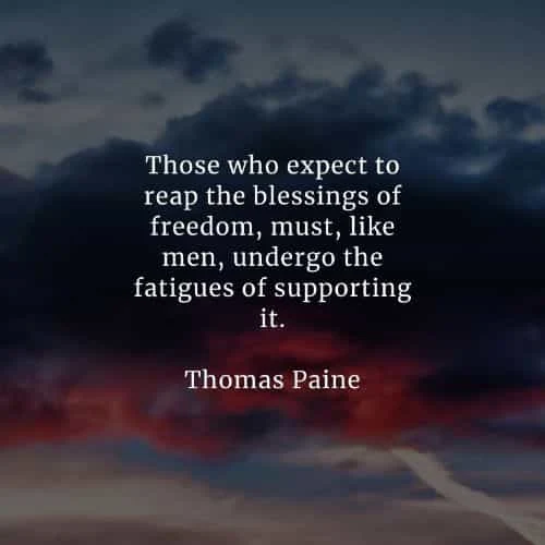 Famous quotes and sayings by Thomas Paine