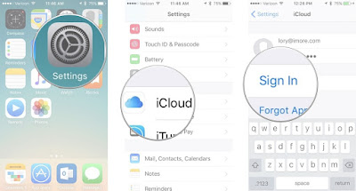 Create-new-Apple-ID-sign-in-iPhone-setting