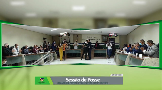 Prefeito Fábio Aragão e seu vice Helinho tomam posse e Capilé é eleito presidente da Câmara de Santa Cruz