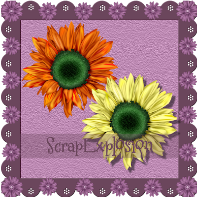 http://scrapexplosion.blogspot.com/2009/10/freebie-sunflowers.html