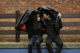 Shelter, Rain, Couple, Umbrella, Protection, Weather