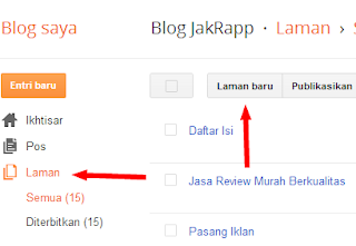 Klik Laman Untuk Membuat Daftar Isi